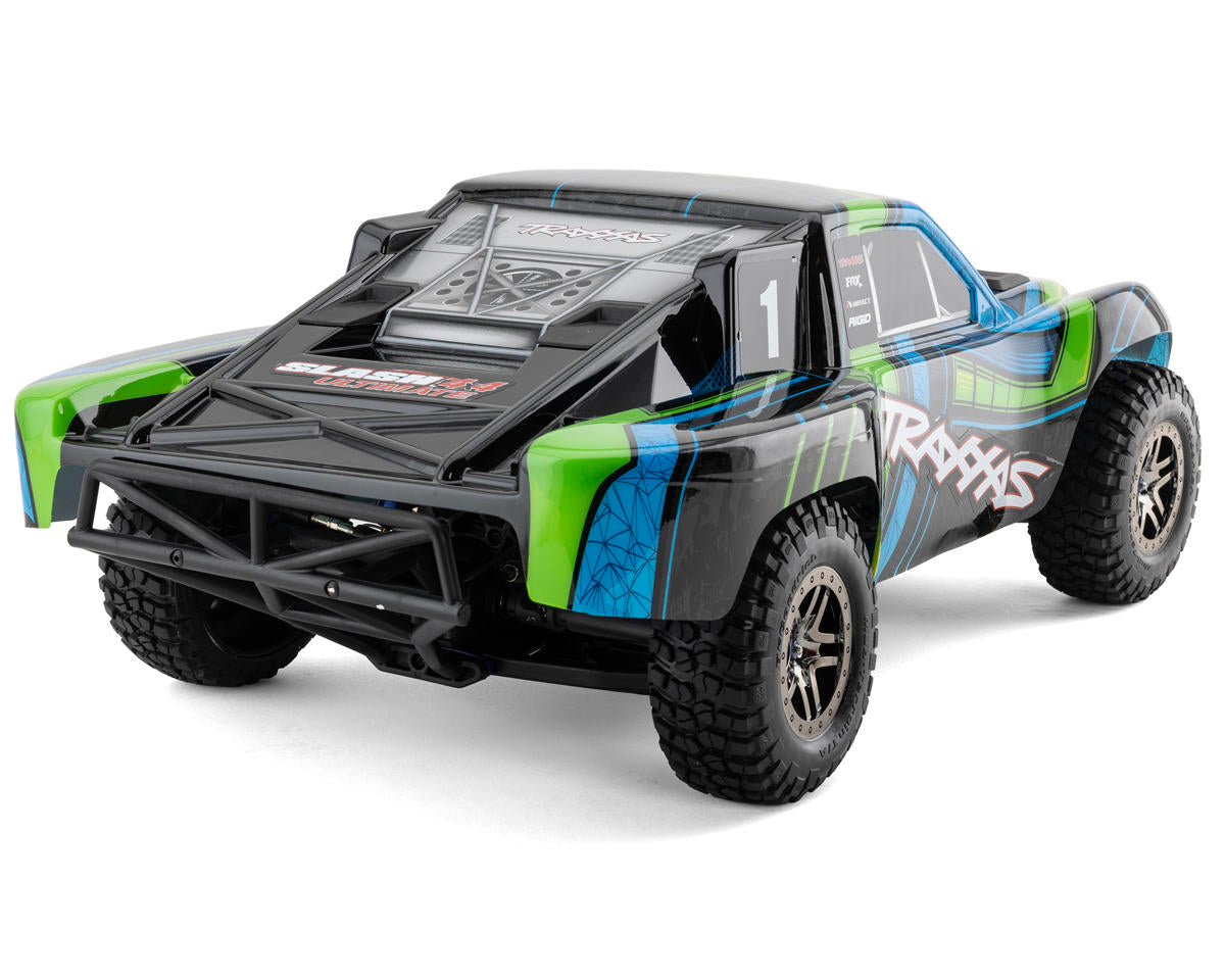 Traxxas Slash® 4X4 Ultimate: 1/10 Scale 4WD Brushless Short Course Truck with TQi™ Radio System and TSM®