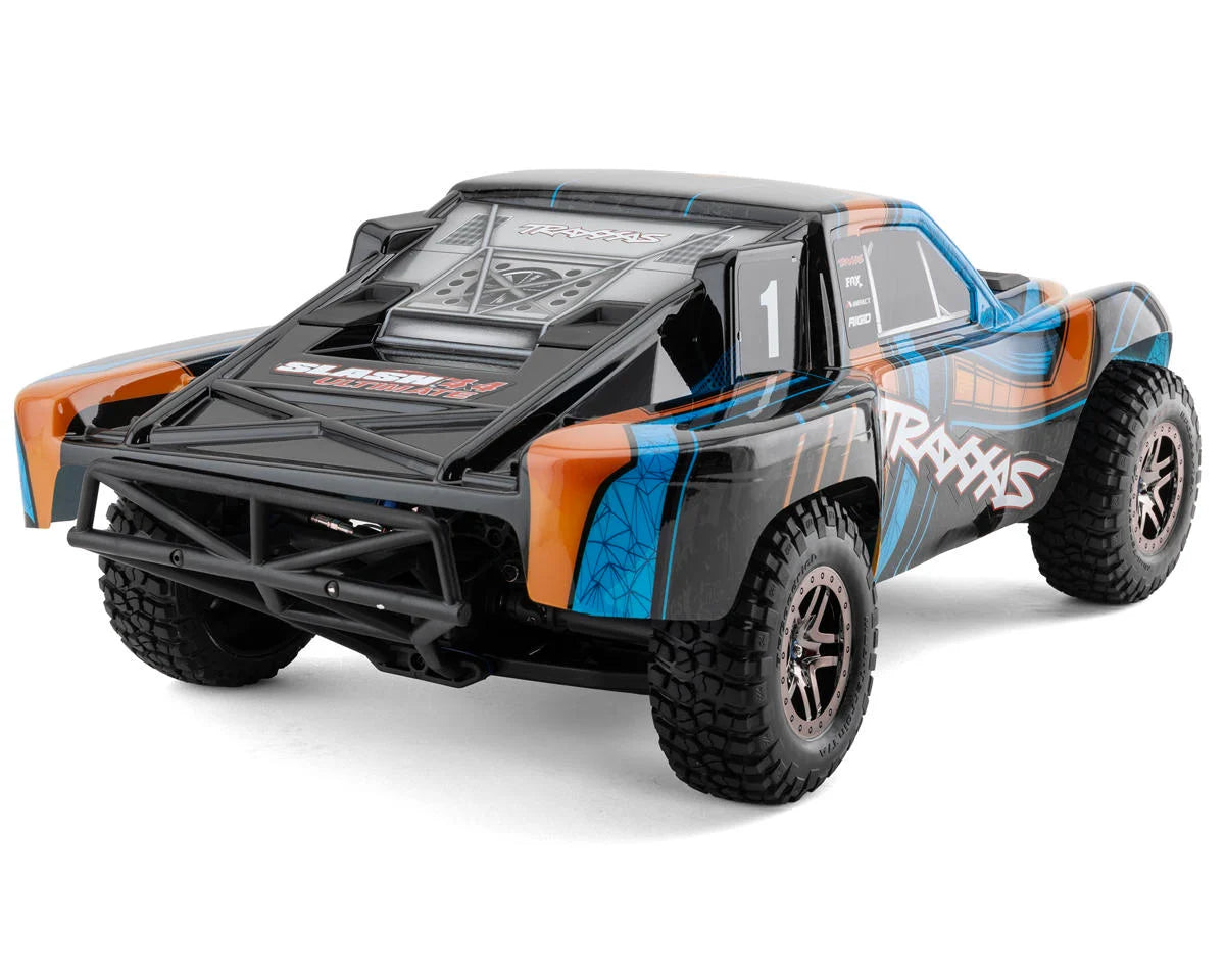 Traxxas Slash® 4X4 Ultimate: 1/10 Scale 4WD Brushless Short Course Truck with TQi™ Radio System and TSM®