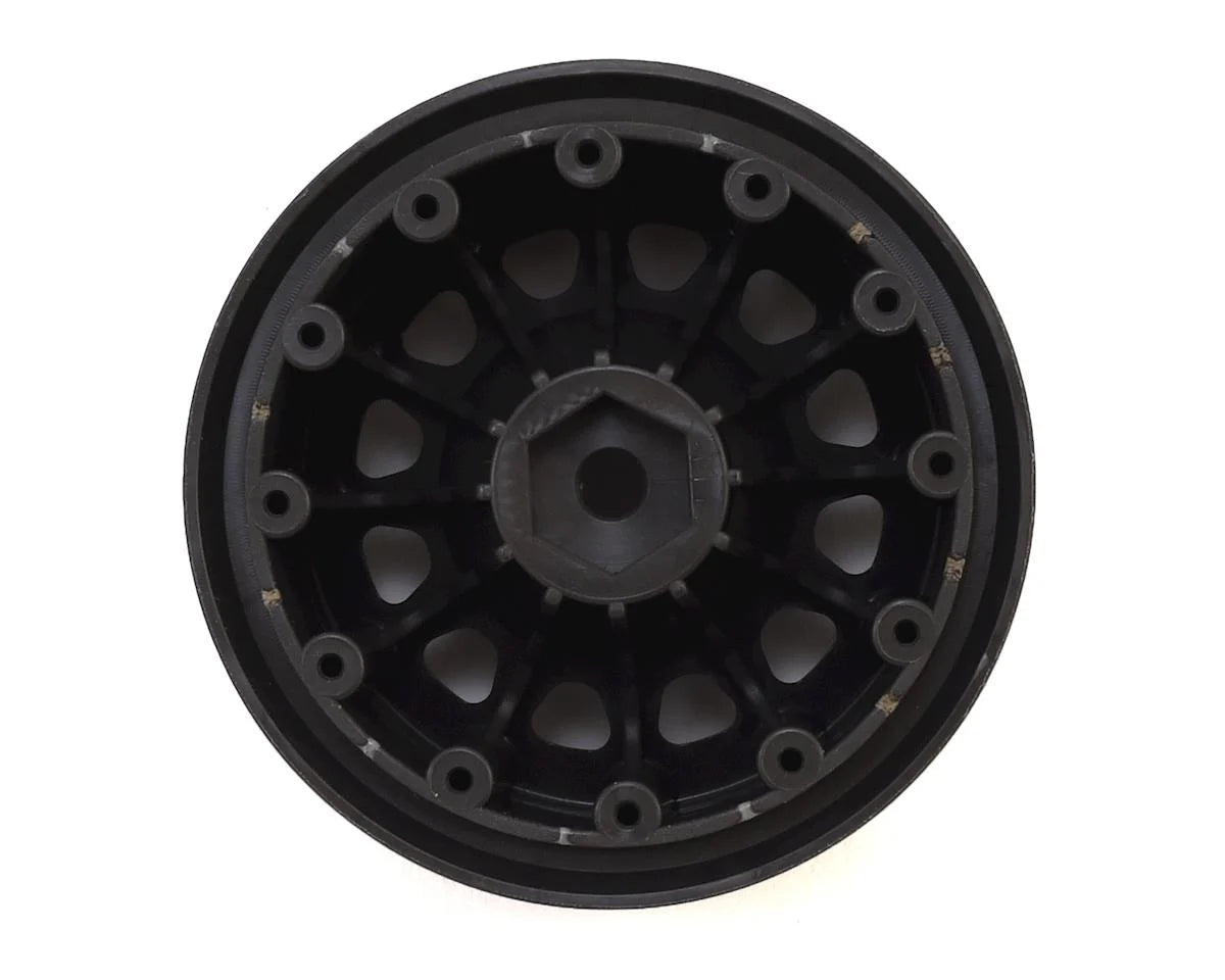 Llantas y rines, ensamblados, pegados (SCT Split-Spoke, cromo satinado, rines beadlock negros, neumáticos BFGoodrich Mud-Terrainﾙ T/A KM2, inserciones de espuma) (2) (2WD delantero)