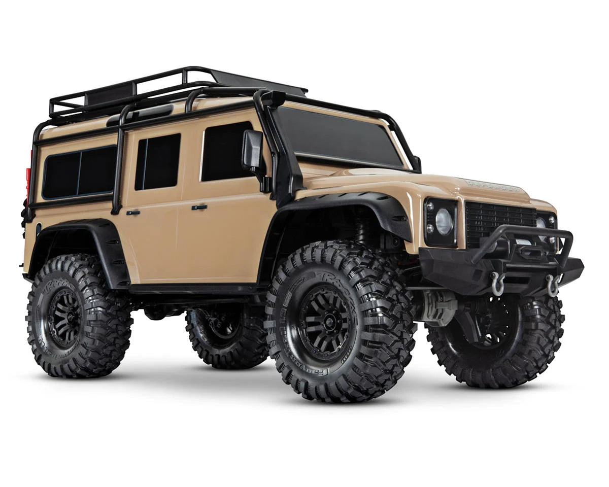 Traxxas TRX-4 1/10 Scale & Trail Rock Crawler w/Land Rover Defender Body