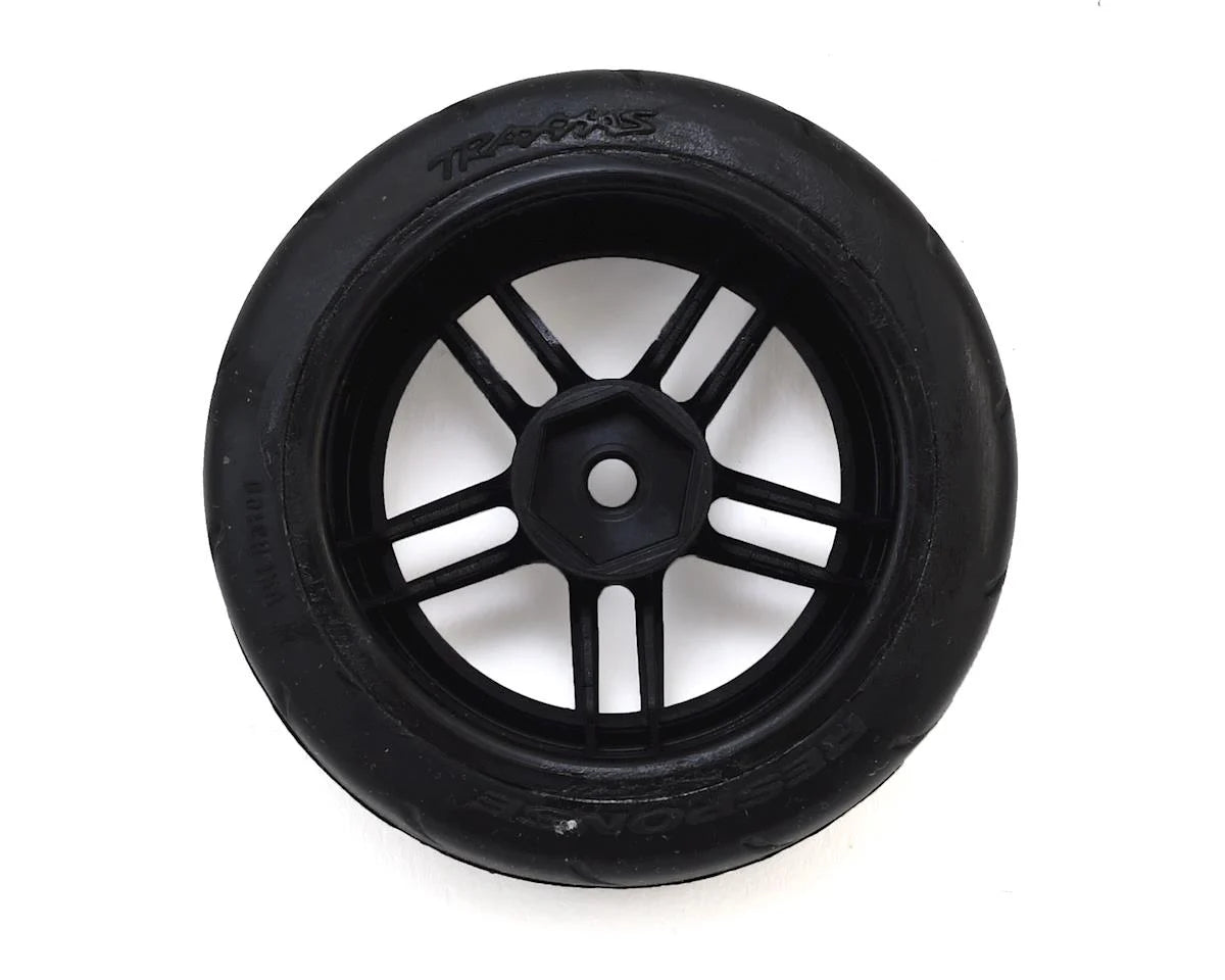 Llantas y rines, ensamblados, pegados (SCT Split-Spoke, cromo satinado, rines beadlock negros, neumáticos BFGoodrich Mud-Terrainﾙ T/A KM2, inserciones de espuma) (2) (2WD delantero)