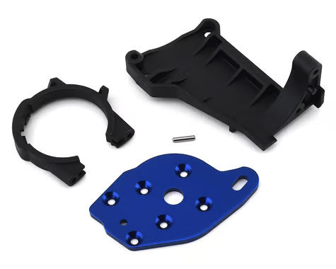 Eje de transmisión, centro trasero, aluminio 6061-T6 (anodizado en negro) (completamente ensamblado)/pasador roscado de 3 mm (2)