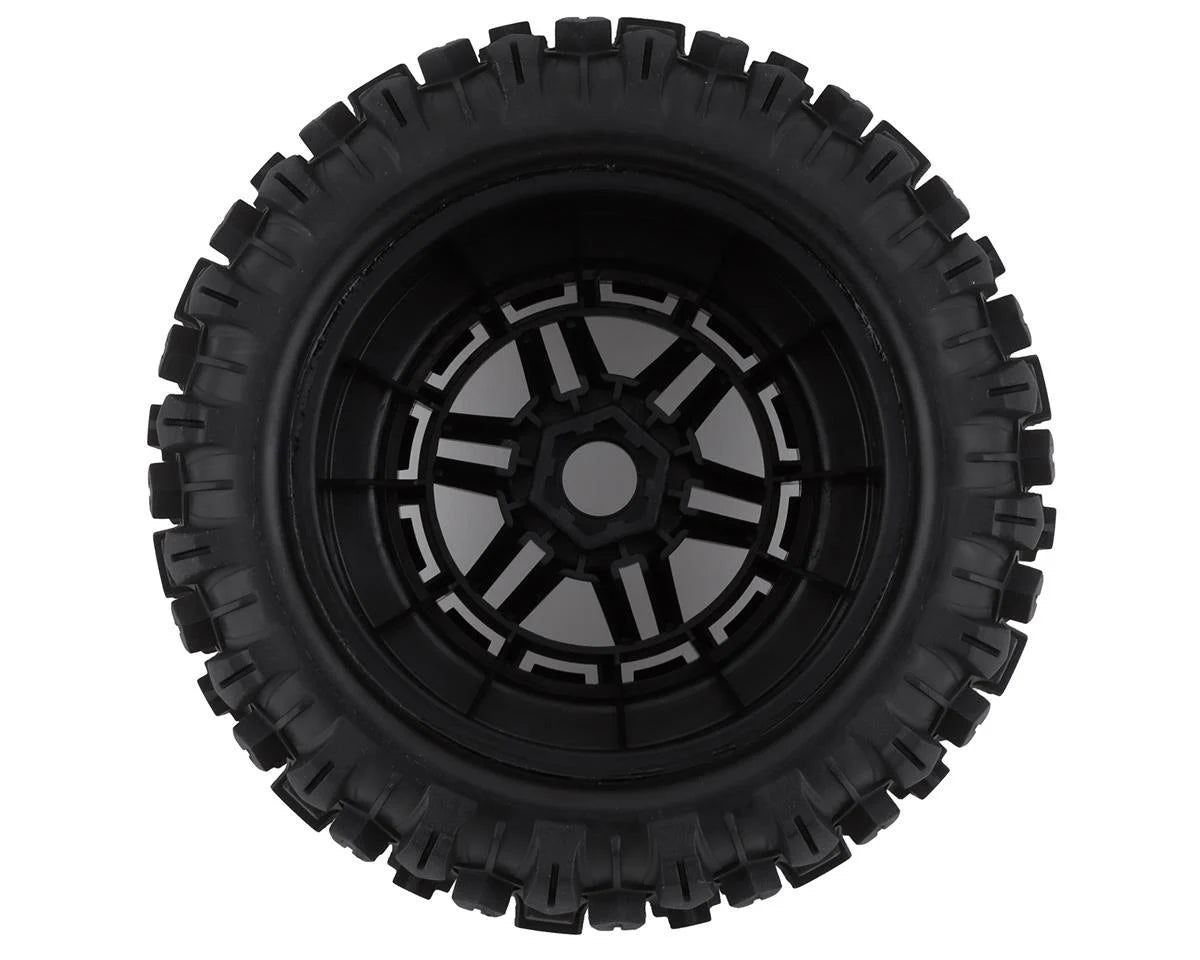 Traxxas Maxx Pre-Mounted Sledgehammer Tires w/2.8" Wheels (Black) (2) (17mm Hex)