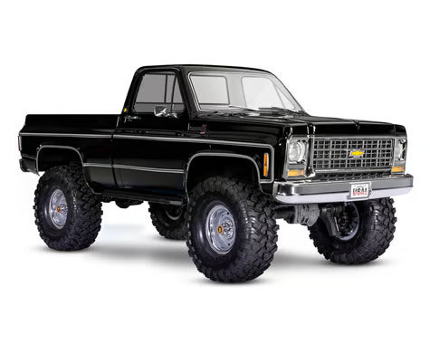 Traxxas TRX-4® 1/10 4WD RTR Scale & Trail® Rock Crawler w/1979 Chevrolet® K10 Truck Body (Black) w/XL-5™ HV ESC & TQ™ 2.4GHz Radio