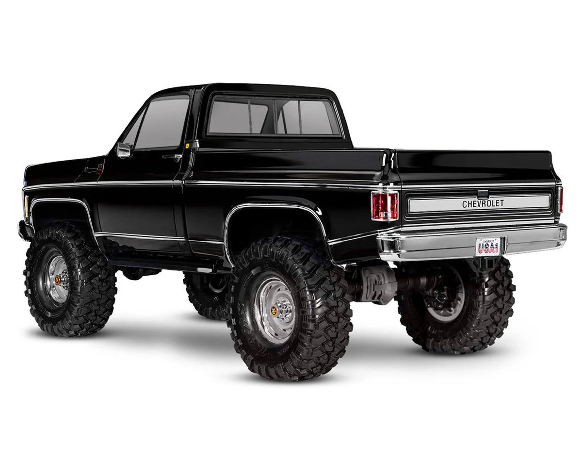 Traxxas TRX-4® 1/10 4WD RTR Scale & Trail® Rock Crawler w/1979 Chevrolet® K10 Truck Body (Black) w/XL-5™ HV ESC & TQ™ 2.4GHz Radio