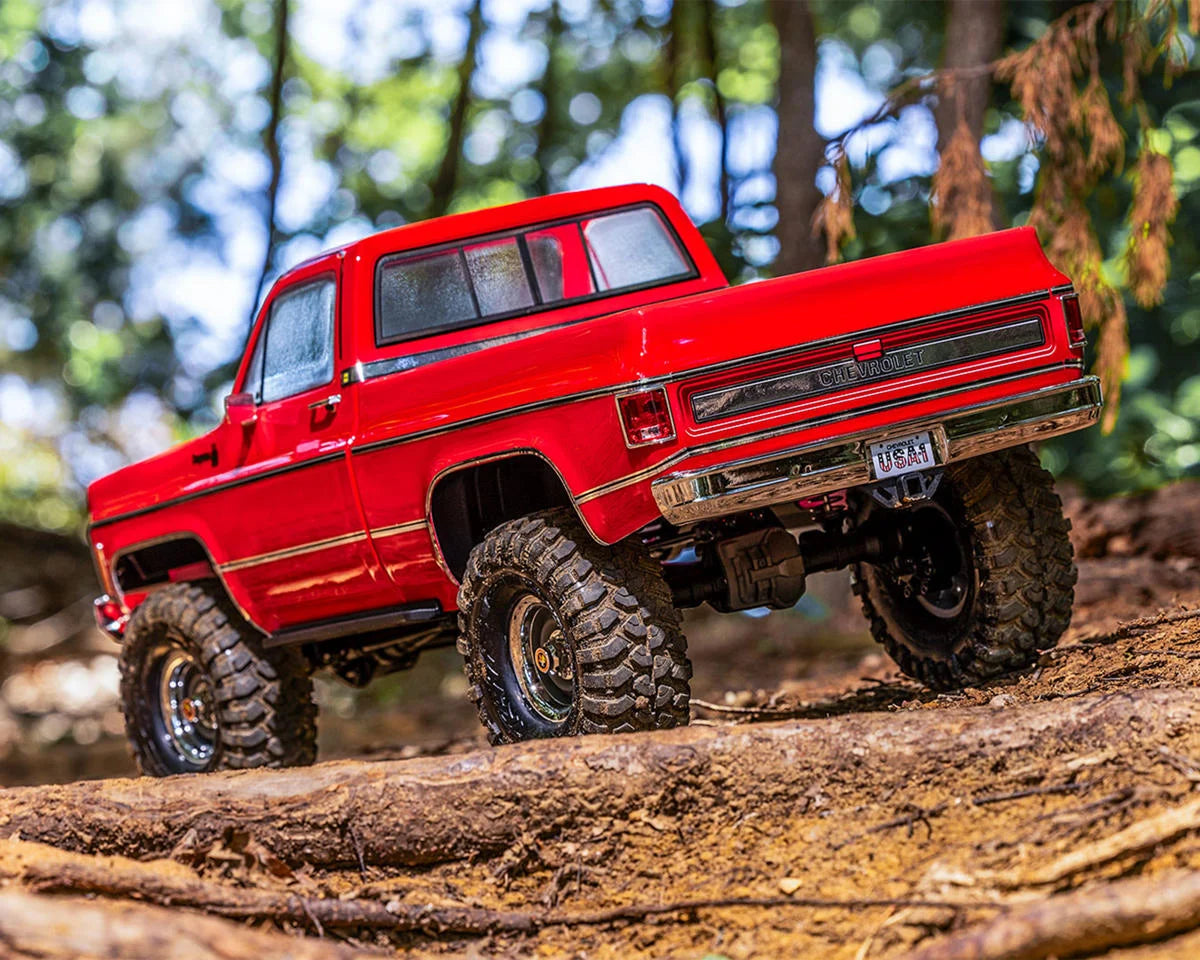 Traxxas TRX-4® 1/10 4WD RTR Scale & Trail® Rock Crawler w/1979 Chevrolet® K10 Truck Body (Red)