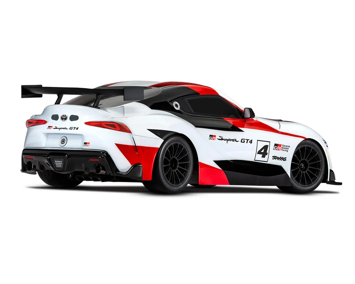 Traxxas 4-Tec 3.0 BL-2S 1/10 Electric RTR Touring Car w/Toyota GR Supra GT4 Body (White) w/TQ 2.4GHz Radio