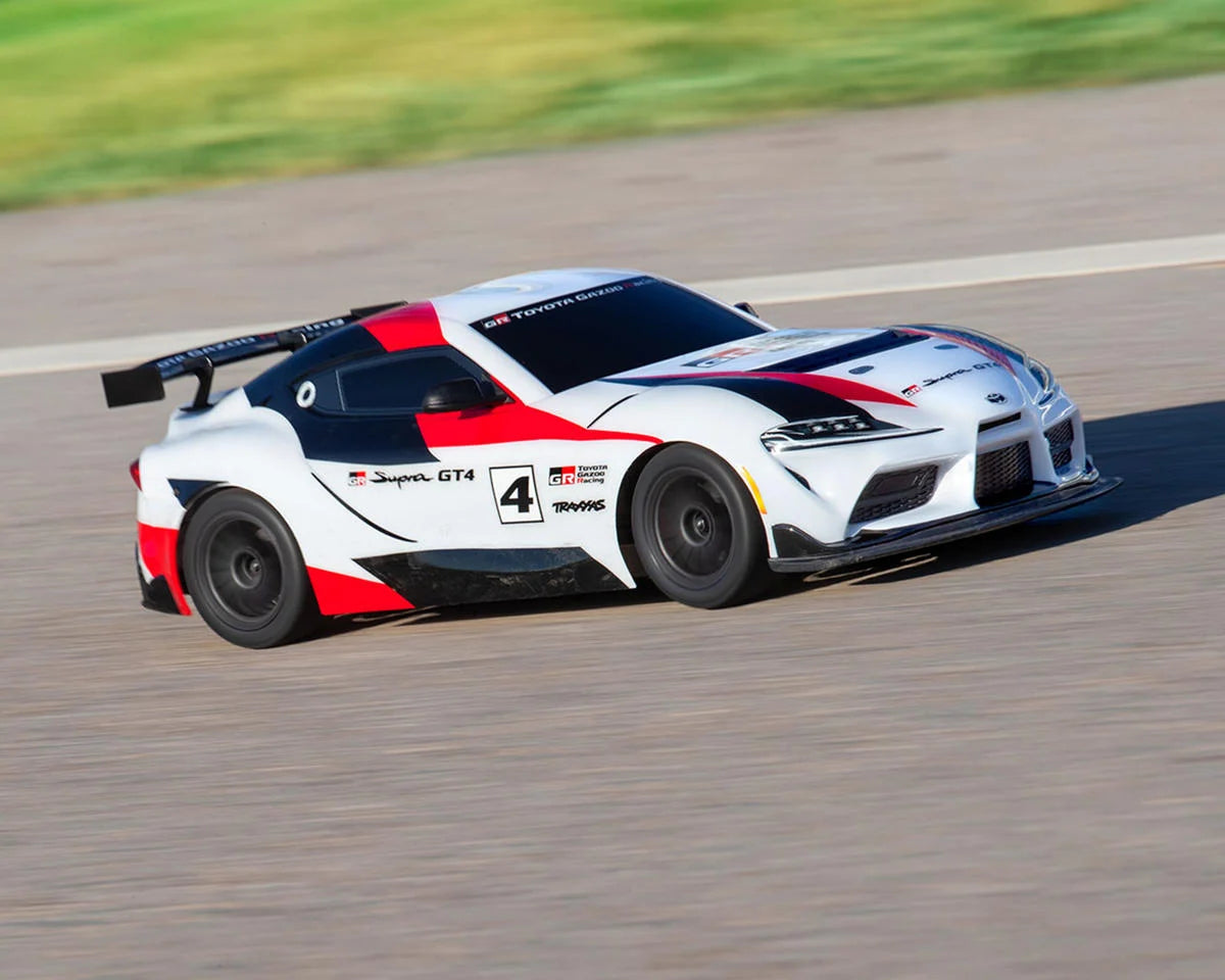 Traxxas 4-Tec 3.0 BL-2S 1/10 Electric RTR Touring Car w/Toyota GR Supra GT4 Body (White) w/TQ 2.4GHz Radio