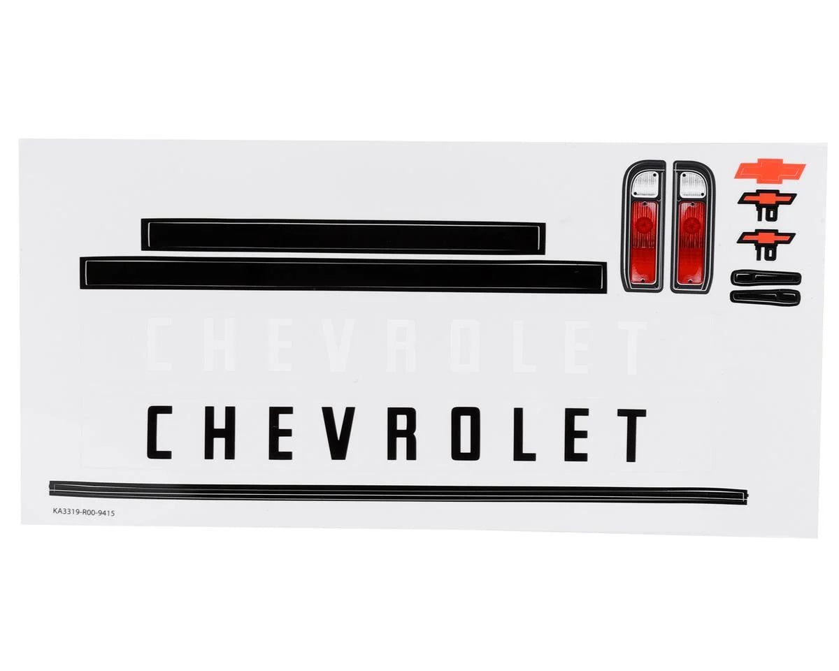 Traxxas Drag Slash Chevrolet C10 Body Accessories (Black)
