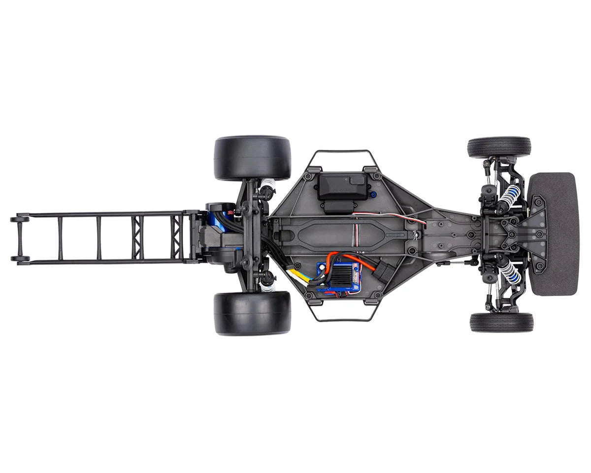 Traxxas Drag Slash HD 1/10 2WD RTR No Prep Car w/Ford Mustang 5.0 Body (Black) TQi 2.4GHz Radio & TSM