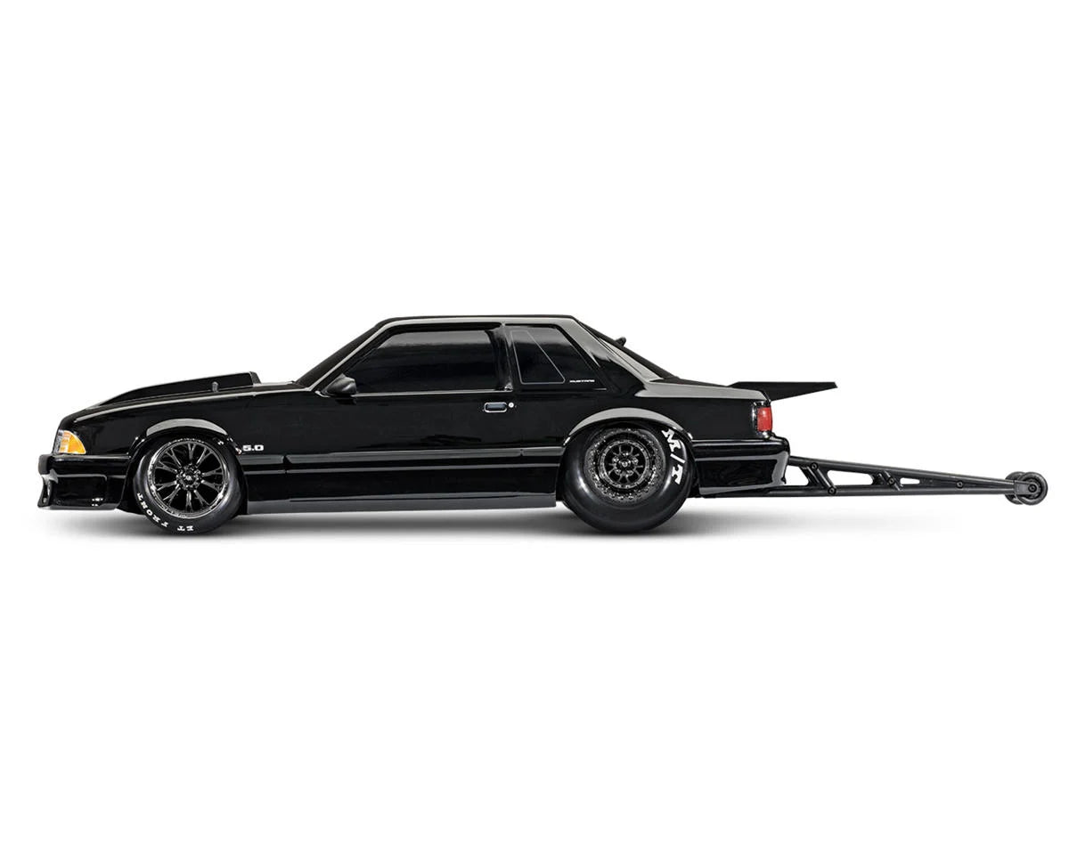 Traxxas Drag Slash HD 1/10 2WD RTR No Prep Car w/Ford Mustang 5.0 Body (Black) TQi 2.4GHz Radio & TSM
