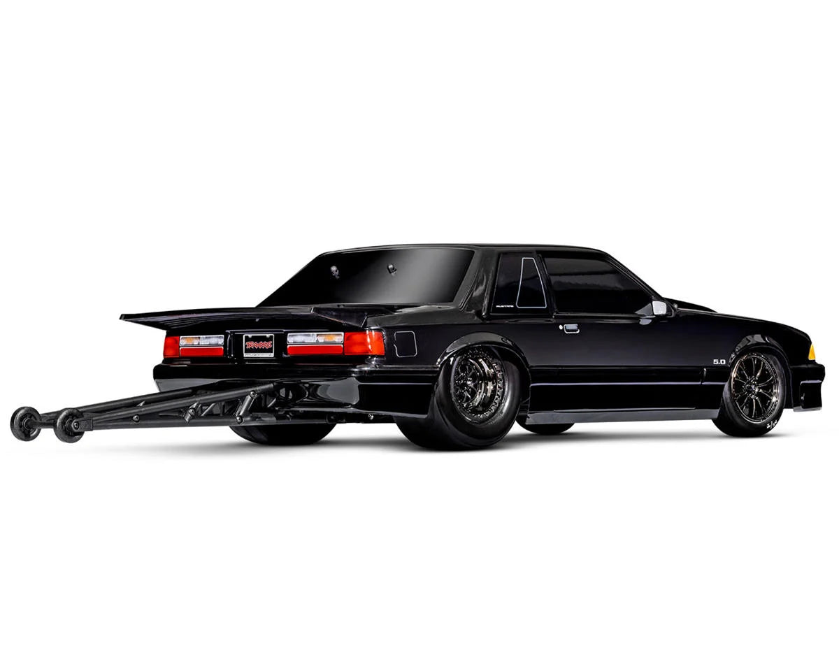 Traxxas Drag Slash HD 1/10 2WD RTR No Prep Car w/Ford Mustang 5.0 Body (Black) TQi 2.4GHz Radio & TSM