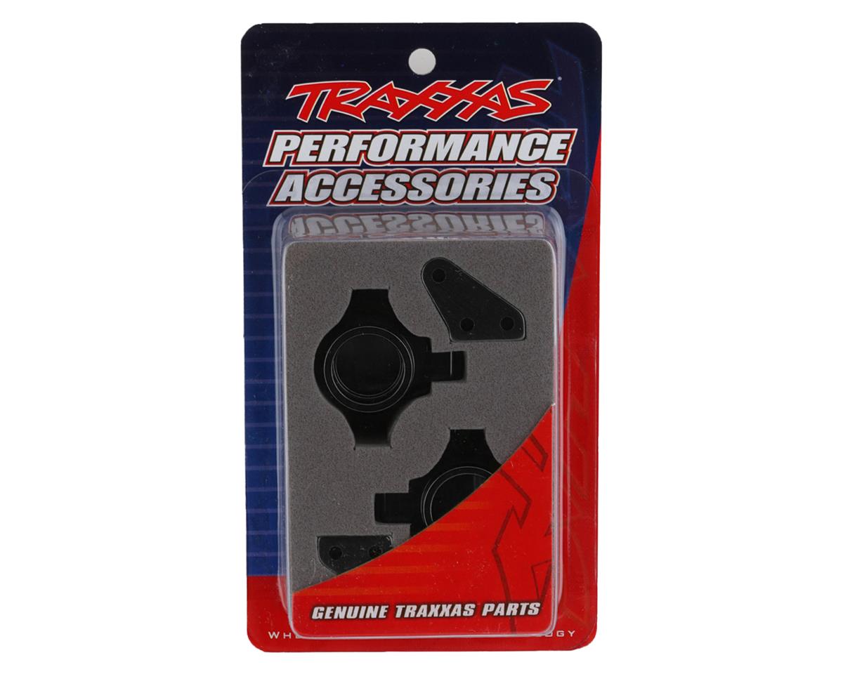 Traxxas Sledge Aluminum Steering Blocks Left & Right (Dark Titanium) (2)