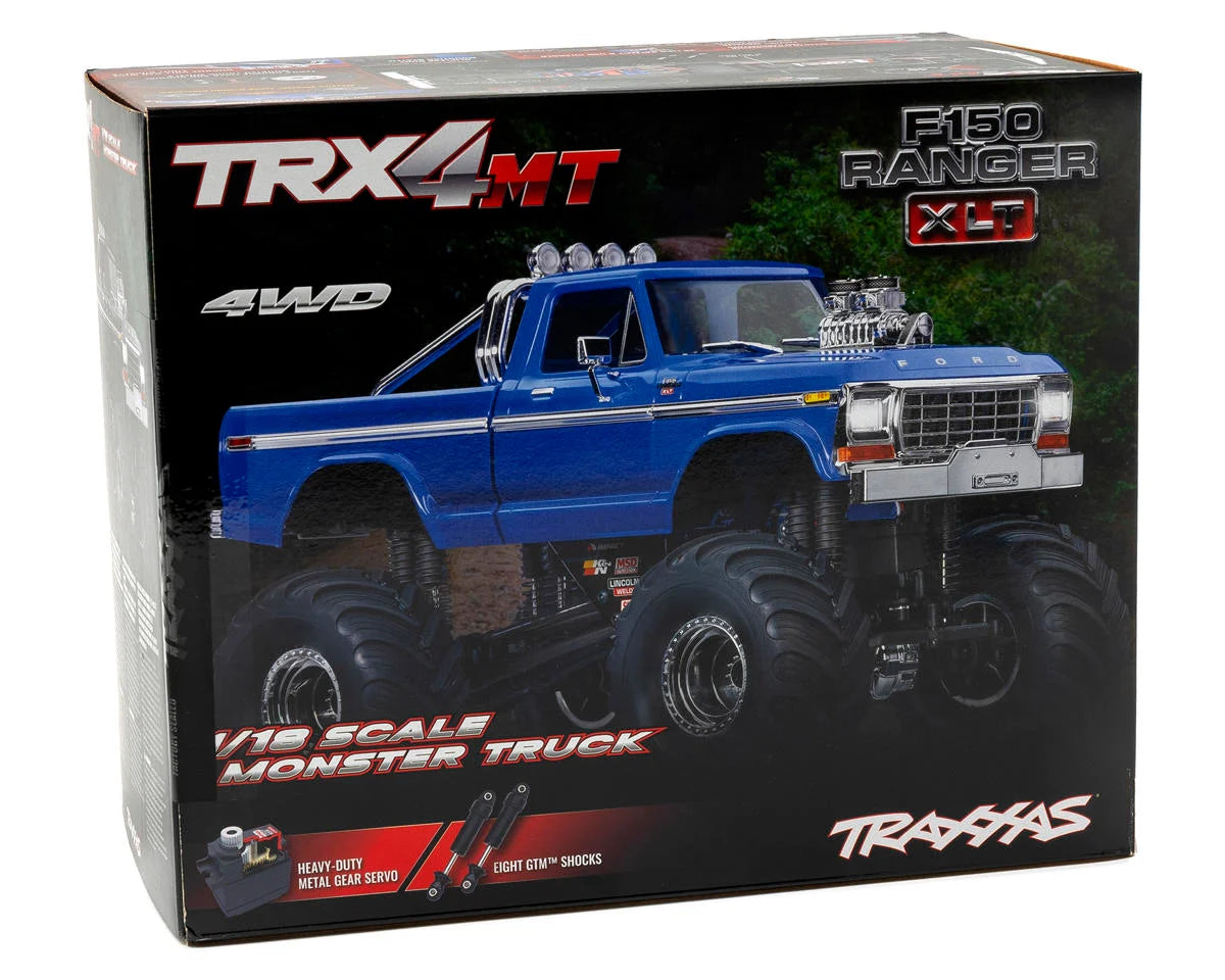Traxxas TRX-4MT 1/18 4WD RTR Micro Monster Truck w/1979 Ford F-150 Body (Black)