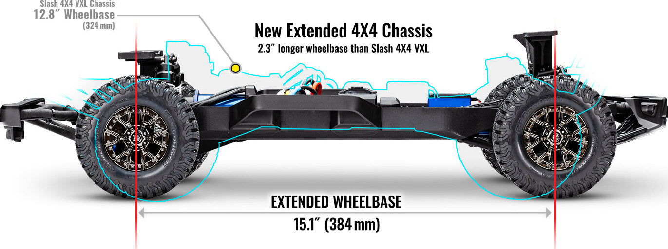 Traxxas Raptor R™ 4X4 VXL (Red)