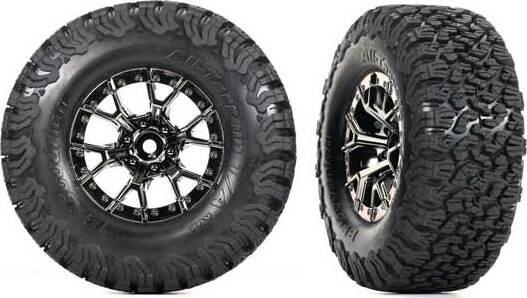 T&W Blk Chrm Whl Bfg At Ta Ko2 Rear