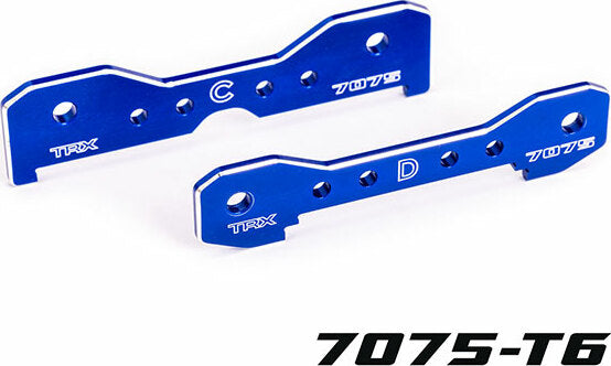 Tie Bars, Rear, 7075-T6 Aluminum (blue-Anodized) (fits Sledge®)