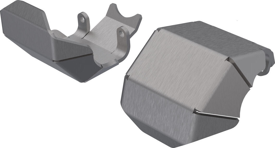 Skidplate Axle Stainless (F/R)