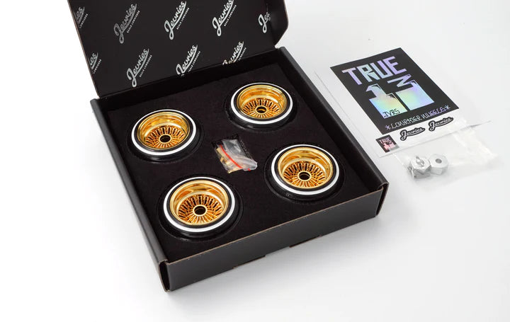 Jevries Straight Laced V2 TRUE13 Wheels Gold (4) Jevries Straight Laced V2 TRUE13 Wheels Gold (4)