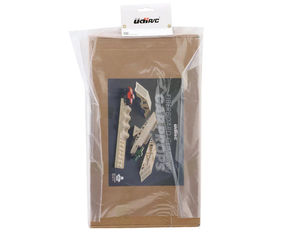UDI RC 1/24 & 1/18 Wooden Micro Crawler Course Set (Prop A/Hill Bridge)