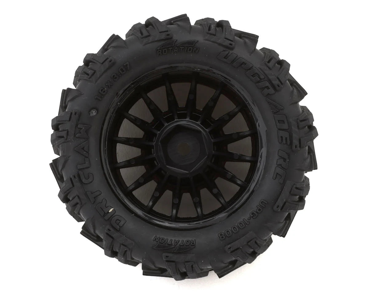 UpGrade RC Dirt Claw Pre-Mounted Belted Tires for ARRMA® Granite Grom™ (4)
