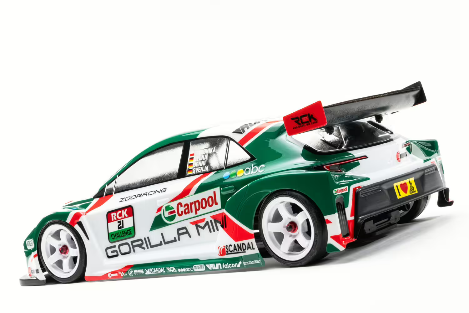 Zoo Racing Gorilla Mini M-Chassis Touring Car 1/10 Standard Body (Clear)