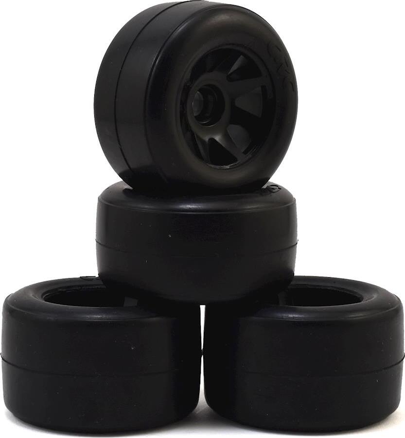 CRC RT1 F1 Front & Rear Pre-Mounted Rubber Tire Set (4)