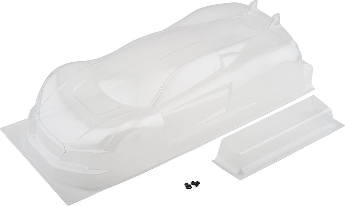 Exotek 190mm USGT R·Tek 1/10 Touring Car Sedan Body w/Wing (Clear)