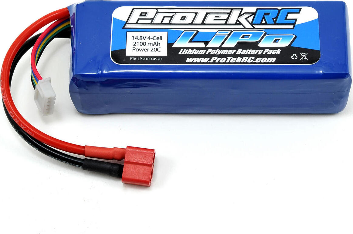 ProTek RC 4S LiPo 20C Battery Pack (14.8V/2100mAh) (Starter Box)