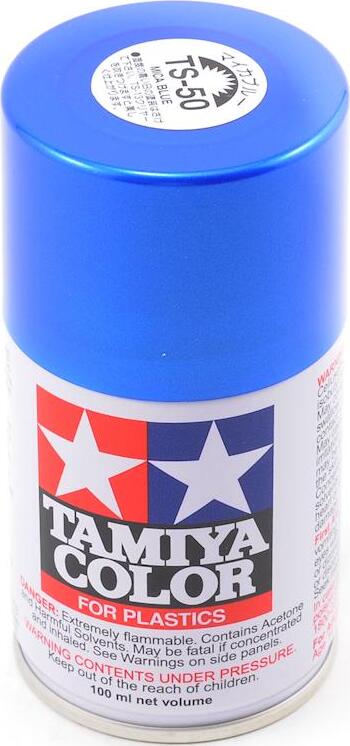 Tamiya TS-50 Blue Mica Lacquer Spray Paint (100ml)