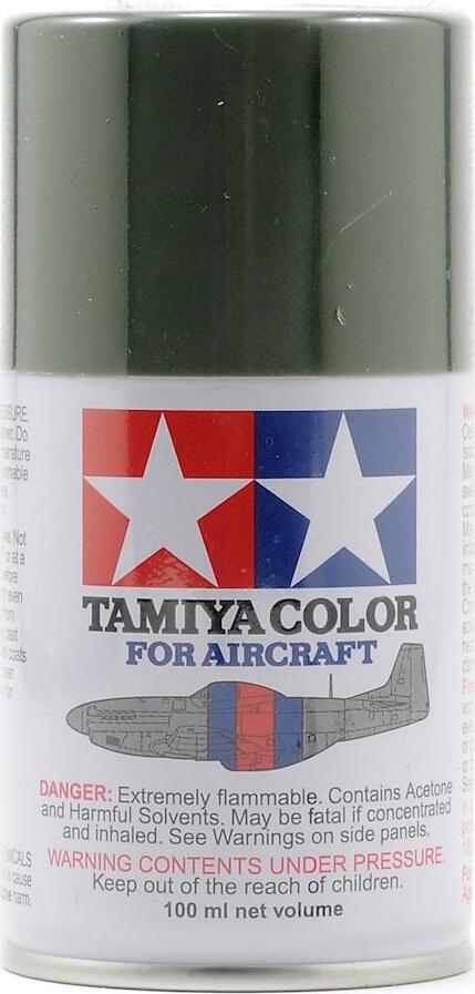 Tamiya AS-3 LUFTWAFFE Grey Green Aircraft Lacquer Spray Paint (100ml)