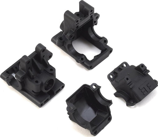 Tekno RC EB410/ET410 Front & Rear Bulkhead Set (Revised)