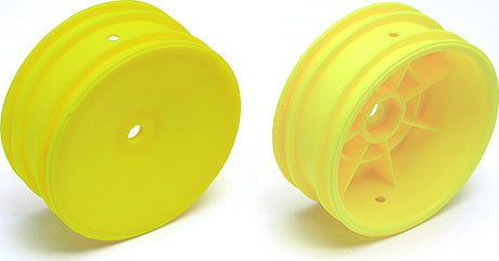 2WD Front Sheels, 2.2in, 12mm Hex, Yellow