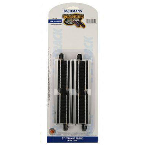 3" Straight Track (4/Card)