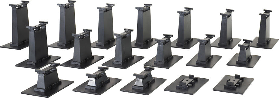 18 Pc. E-Z Track Graduated Pier Set (Compatible With On30)