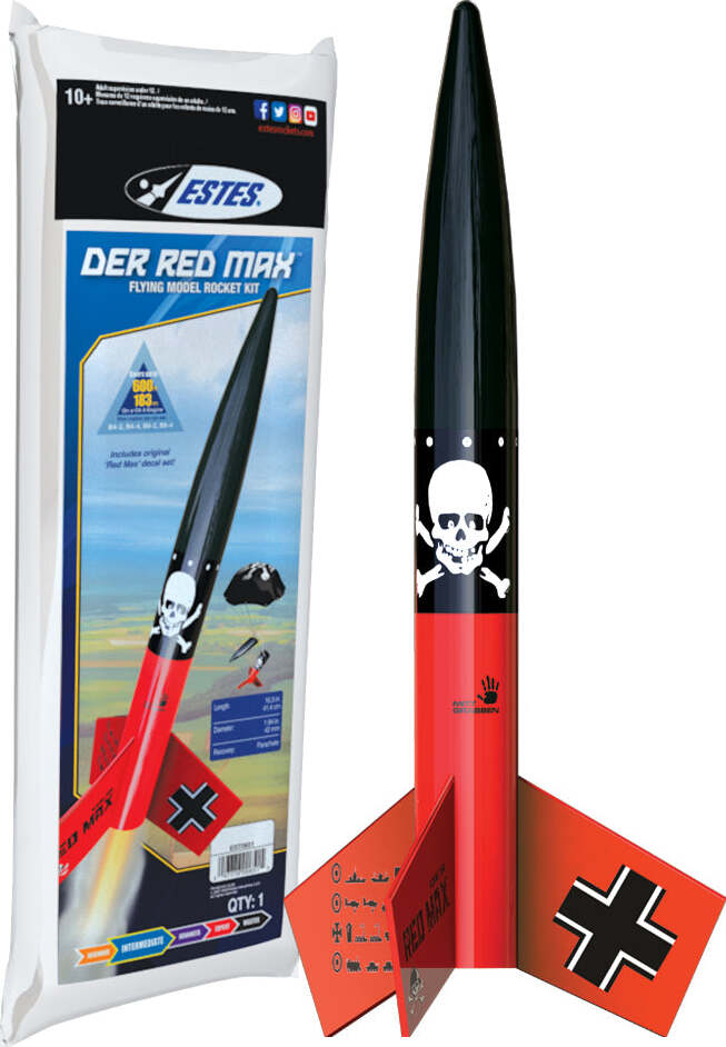Estes Der Red Max™ Flying Model Rocket