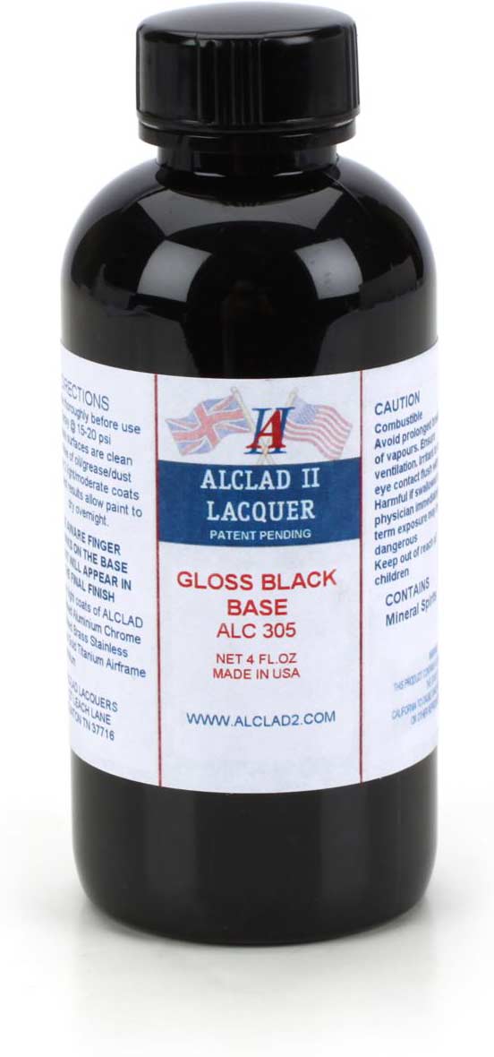 Alclad Gloss Black Base, 4oz