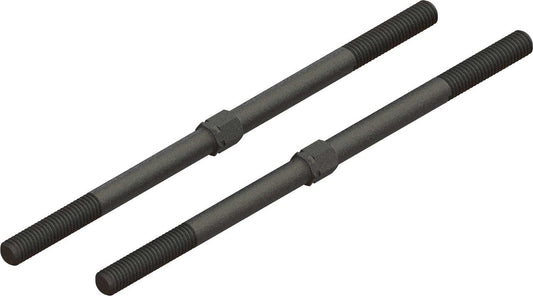 Steel Turnbuckle M6x130mm (Black) (2)