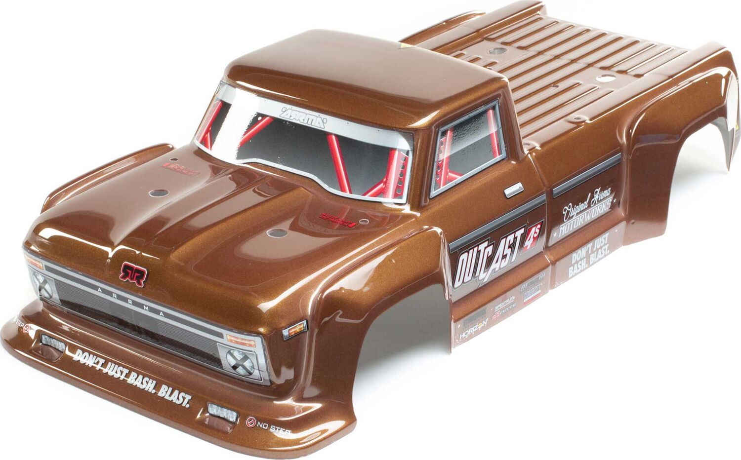 1/10 Painted and Trimmed Body with Decals, Bronze: OUTCAST 4X4
