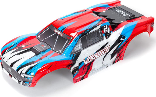1/10 Painted Body, Red/Blue: VORTEKS 4X4 BLX