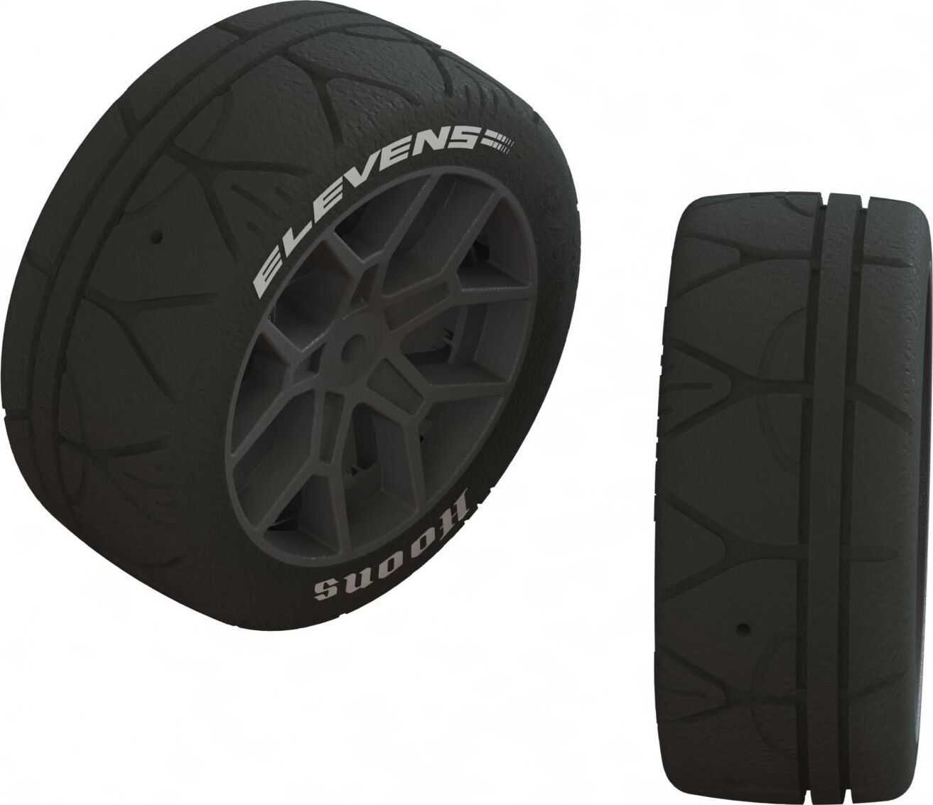 dBoots ELEVENS 35/085 2.4 White Tire Set (1 Pair)