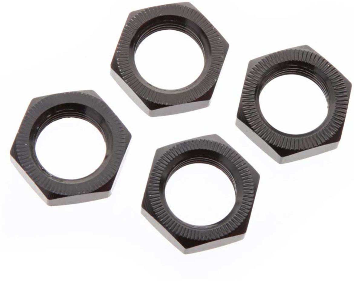Wheel Nut Aluminum 17mm Black (4)