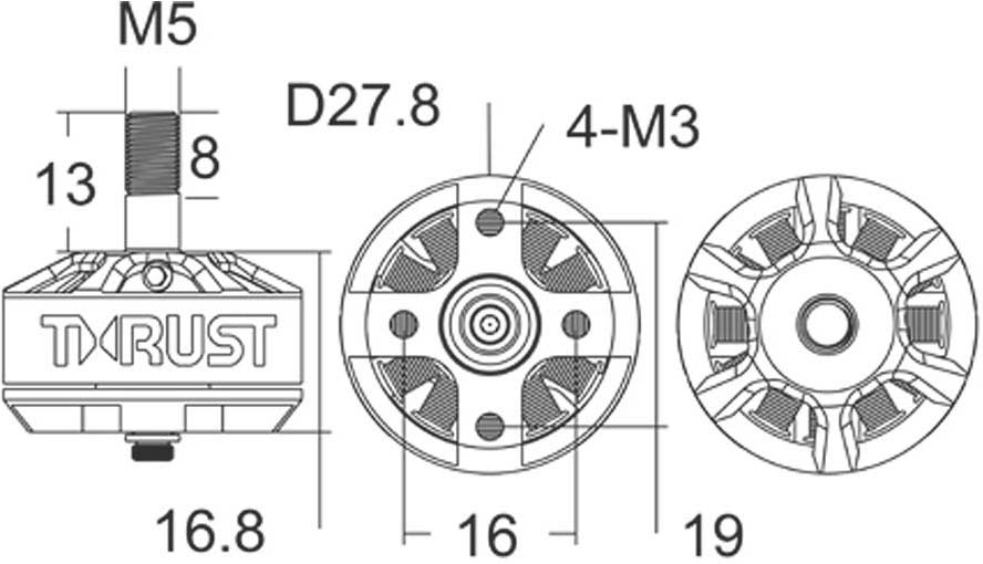 Thrust 2205-2650Kv FPV Racing Motor
