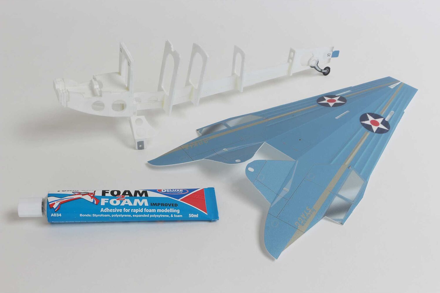 Foam 2 Foam, Foam Safe Glue (50ml): EPO, EPS, Wood