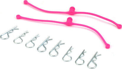 Body Klip Retainers, Pink (2)