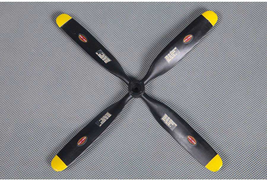 Propeller, 7x5.4, 4-Blade: 800mm P51 V2