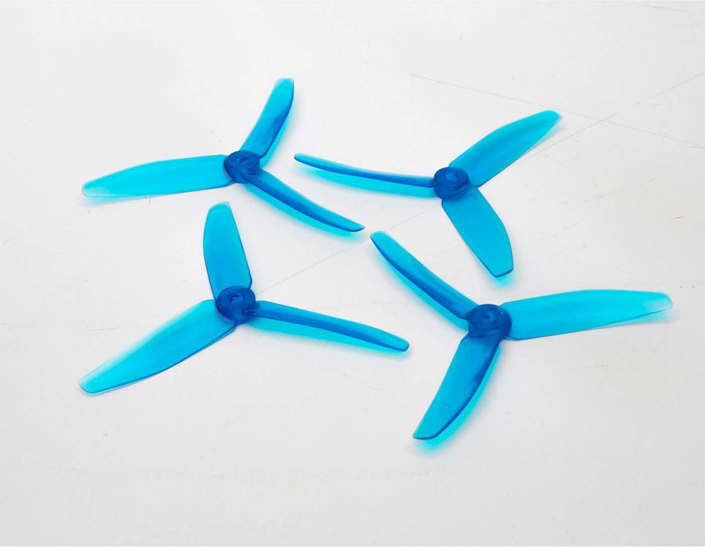 DYS 5x4 Tri-Prop Transparent: Blue