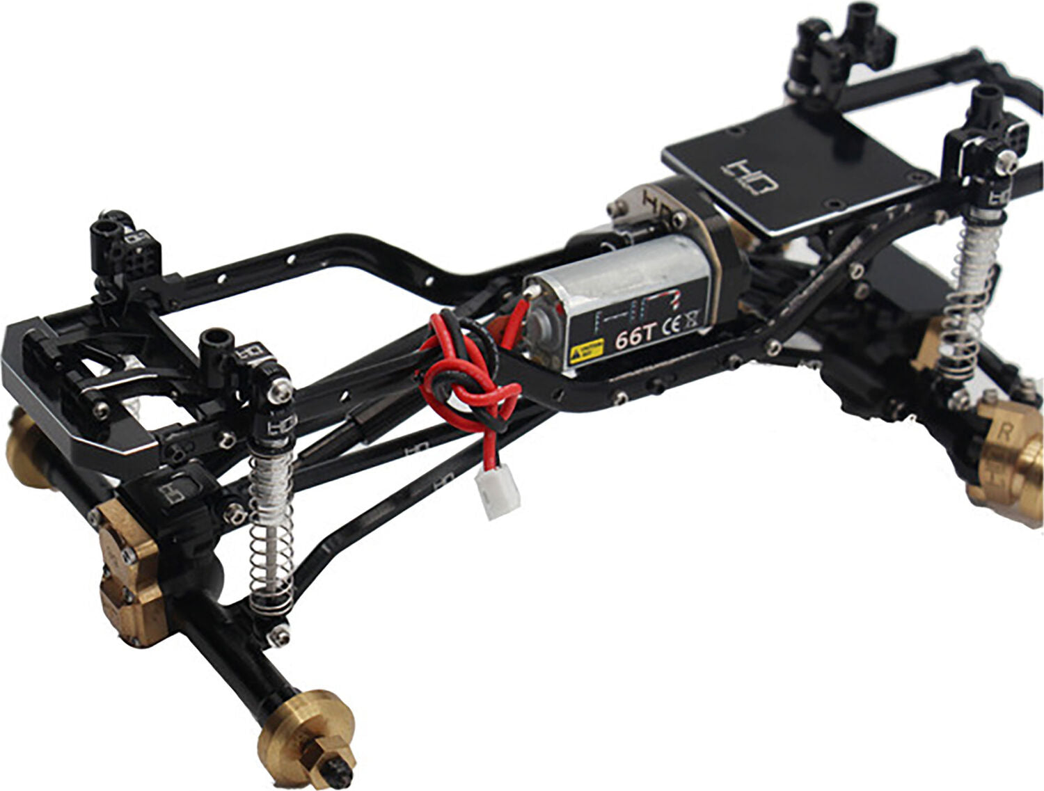 Aluminum Threaded Long Travel Shocks Set (4): SCX24