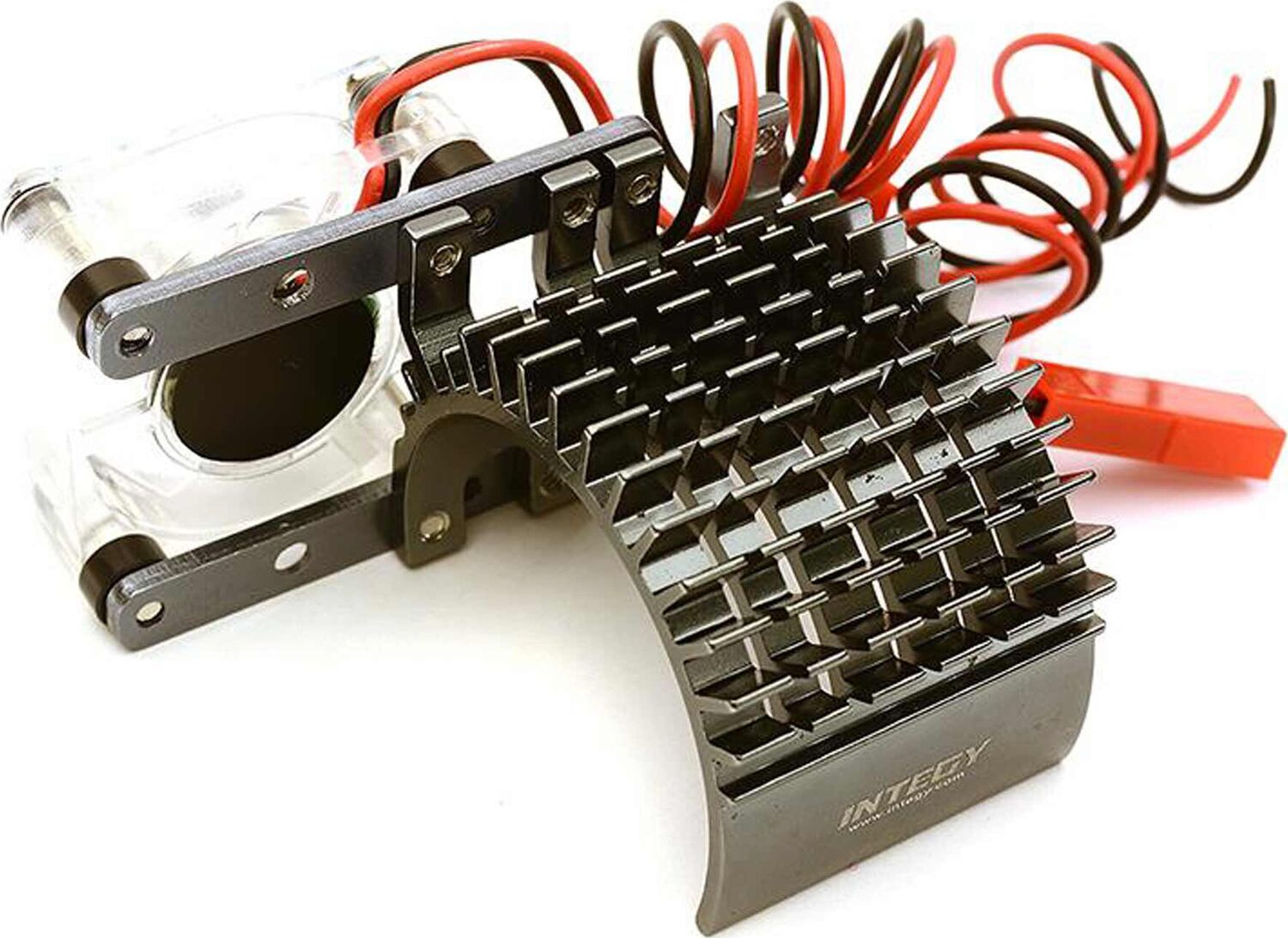 Side Mount Motor Heatsink and Fan, Gunmetal