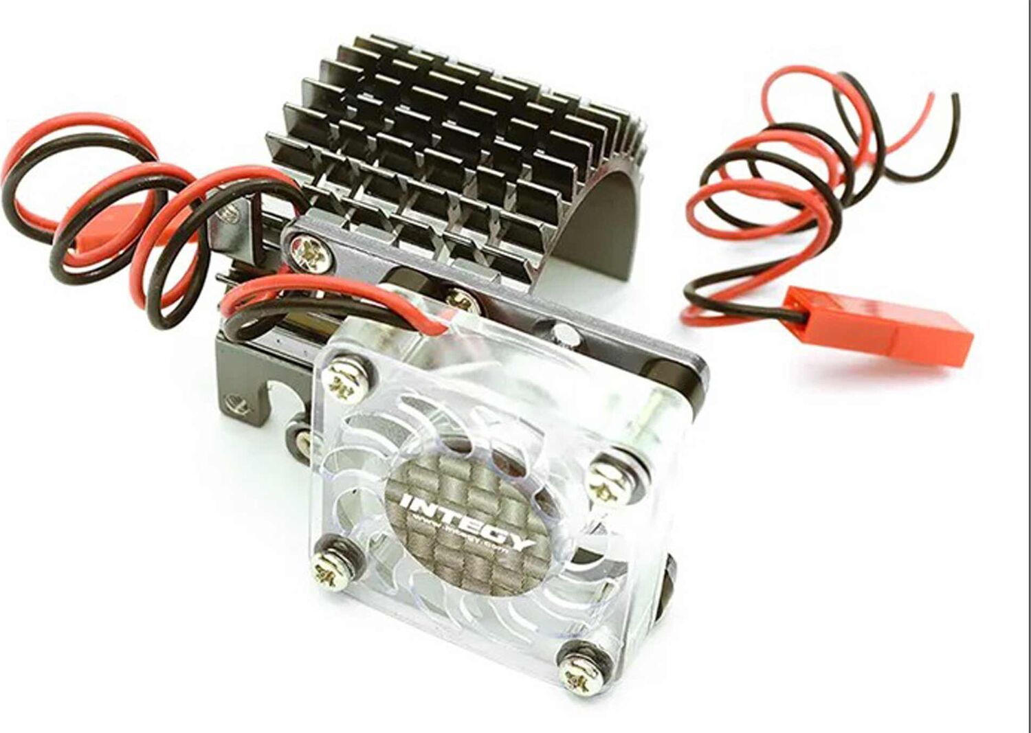 Side Mount Motor Heatsink and Fan, Gunmetal